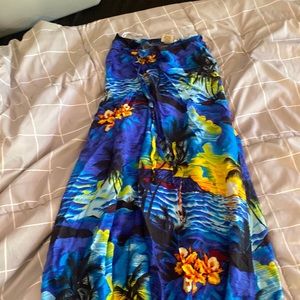 Hawaii hangover, blue dress